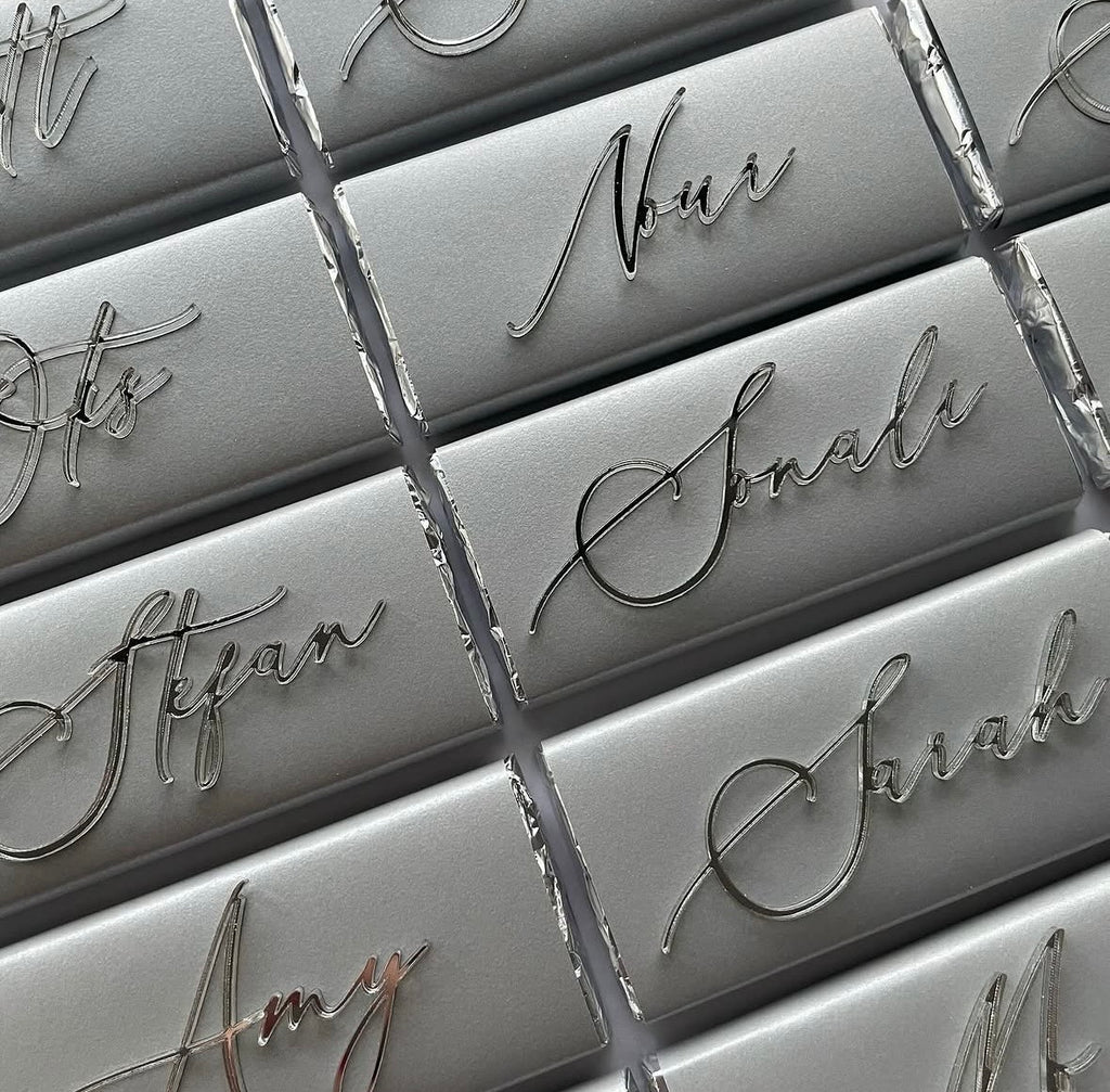 Acrylic Name Chocolate Bar