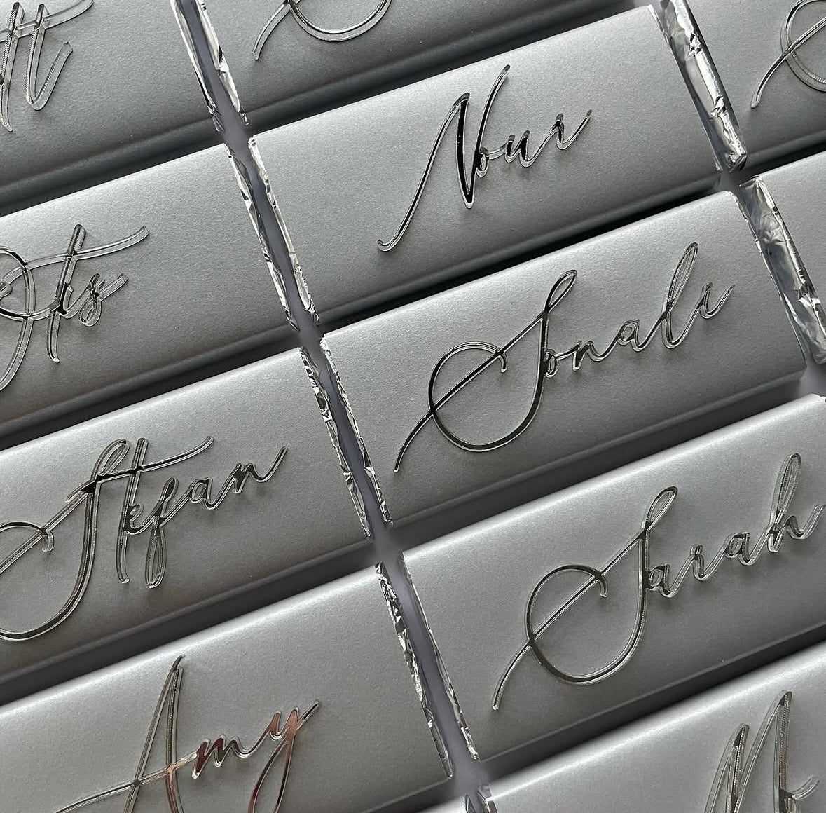 Acrylic Name Chocolate Bar