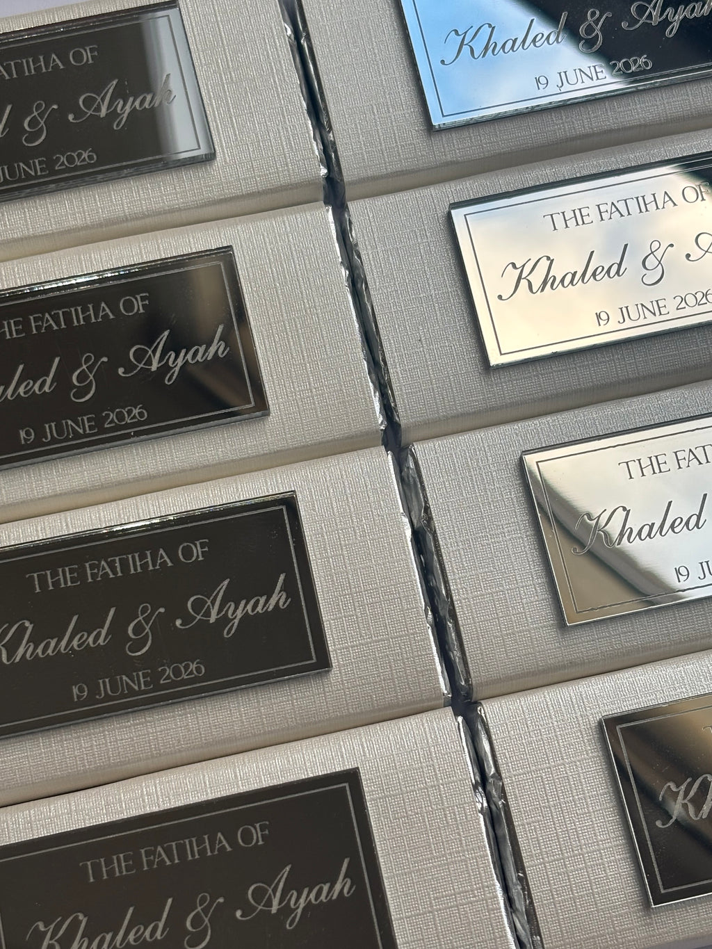 Acrylic Plaque Chocolate Bar